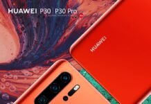 Varázslatos Naplemente színben a Huawei P30 Varázslatos Naplemente színben a Huawei P30