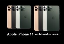 Apple iPhone 11 mobiltelefon család