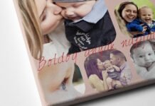 Anyák napi vászonkép montázs Anyák napi vászonkép montázs