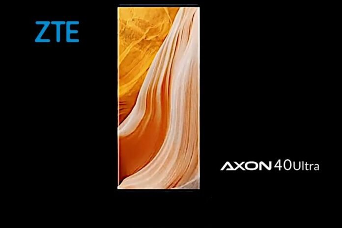 ZTE AXON Z40 Ultra rejtett szelfikamerával