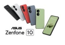 ASUS Zenfone 10 mobil zsugorítva ASUS Zenfone 10 mobil kézbe simuló külmérettel
