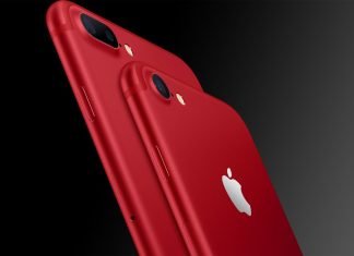 Új rubinpiros Apple iPhone (RED) telefon