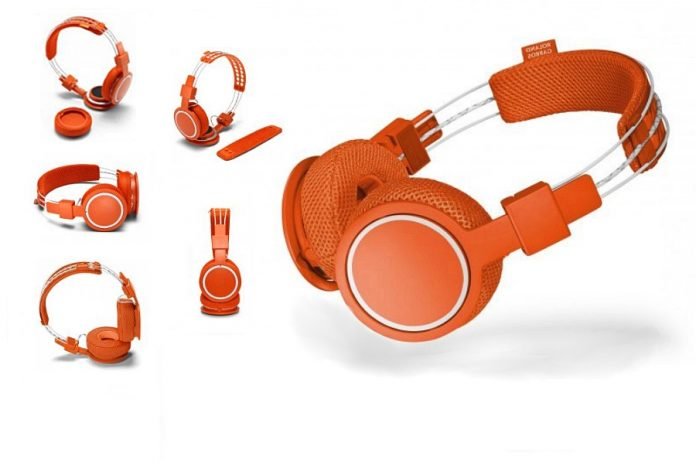 UrbanEars HELLAS mosható BT fejhallgató család Roland Garros narancsvörös modellje