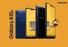 Samsung A10S mobiltelefon