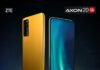 ZTE Axon 20 5G Extreme mobiltelefon Aranytokozású ZTE Axon Extreme mobiltelefon