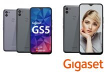 GIGASET GS5 cserélhető akkumulátorral régi-új történet GIGASET GS5 cserélhető akkumulátorral