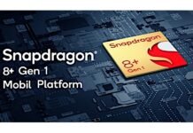 Qualcomm Snapdragon 8+ Gen1 processzor a csúcson Qualcomm Snapdragon 8+ Gen1 processzor