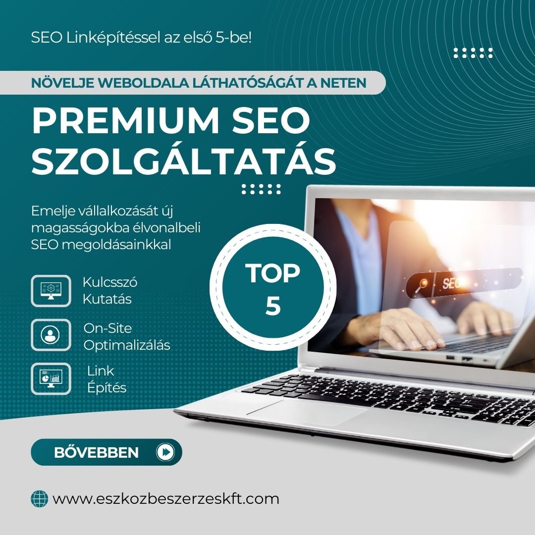 SEO Linképítéssel az első 5-be!